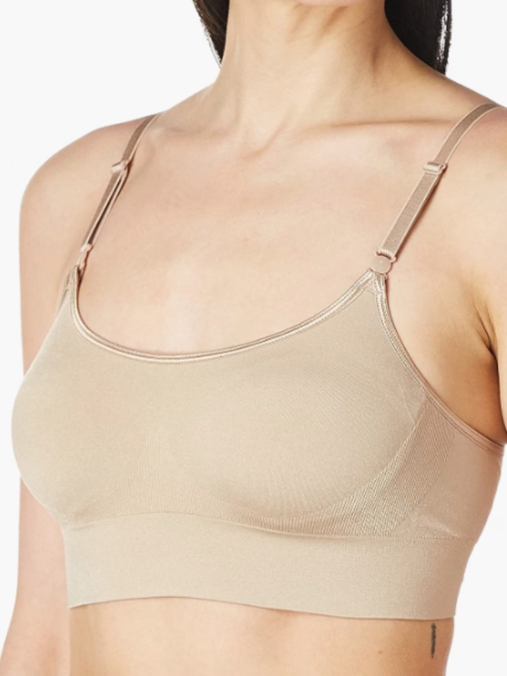 Warner's Easy Does It Dig-Free Band  Seamless Stretch Wireless Bra Size S 12375